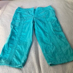 Style and company cargo capri pants size 14